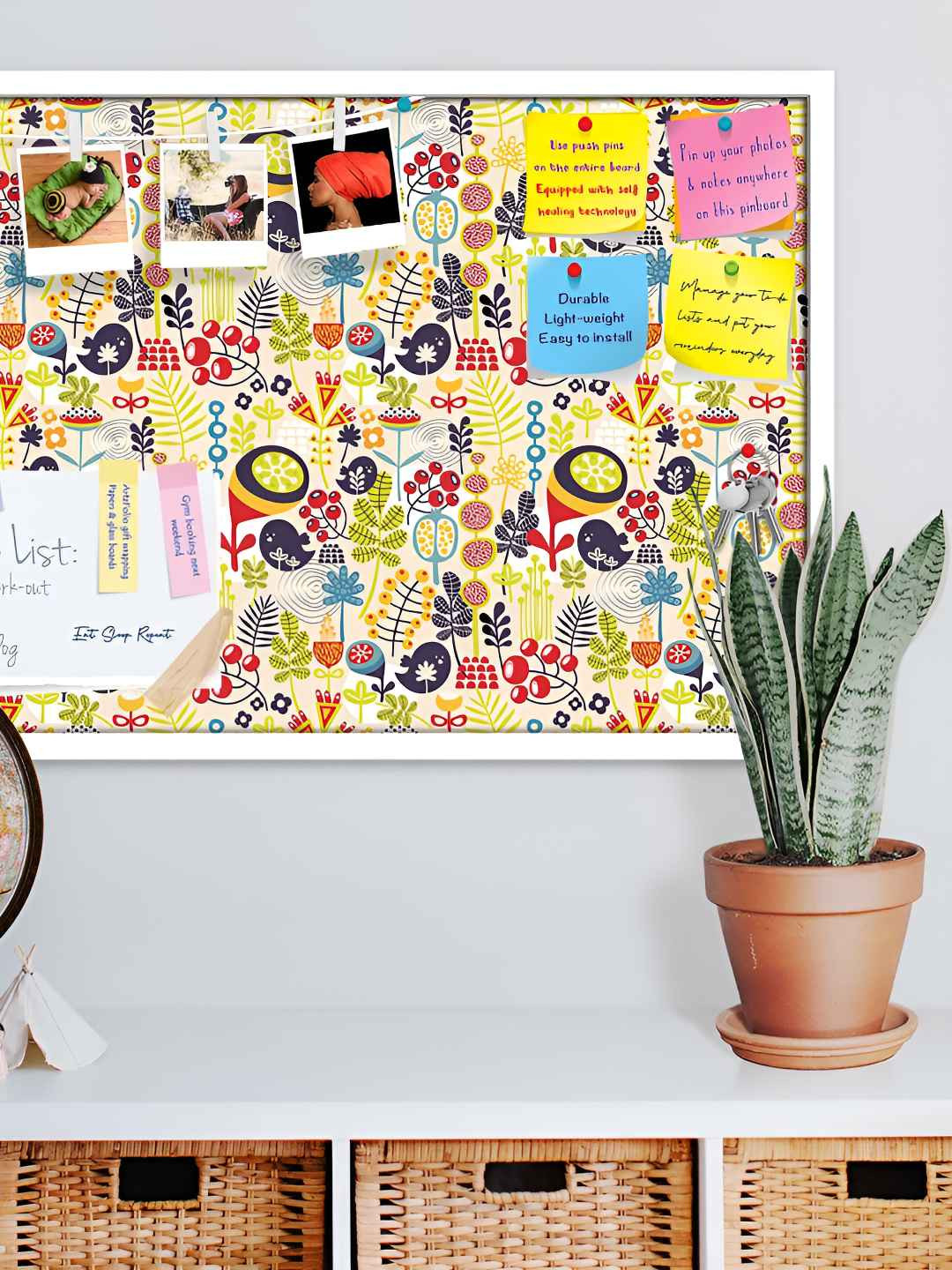 

ArtzFolio Wooden Notice Pin Board, Multi