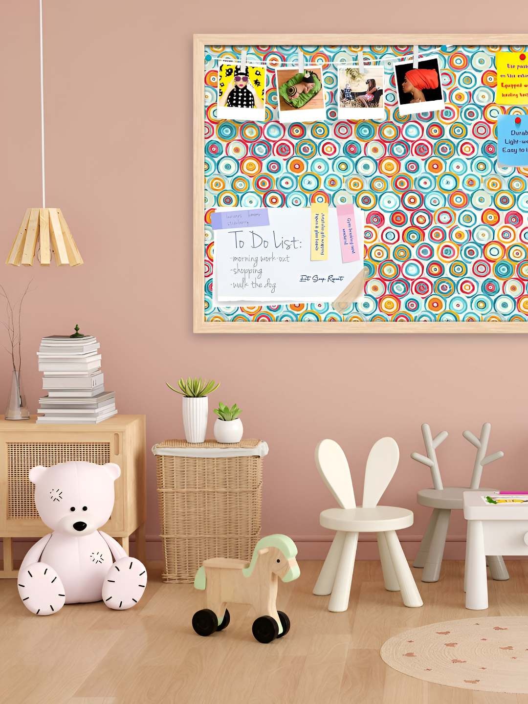 

ArtzFolio Wooden Notice Pin Board, Multi