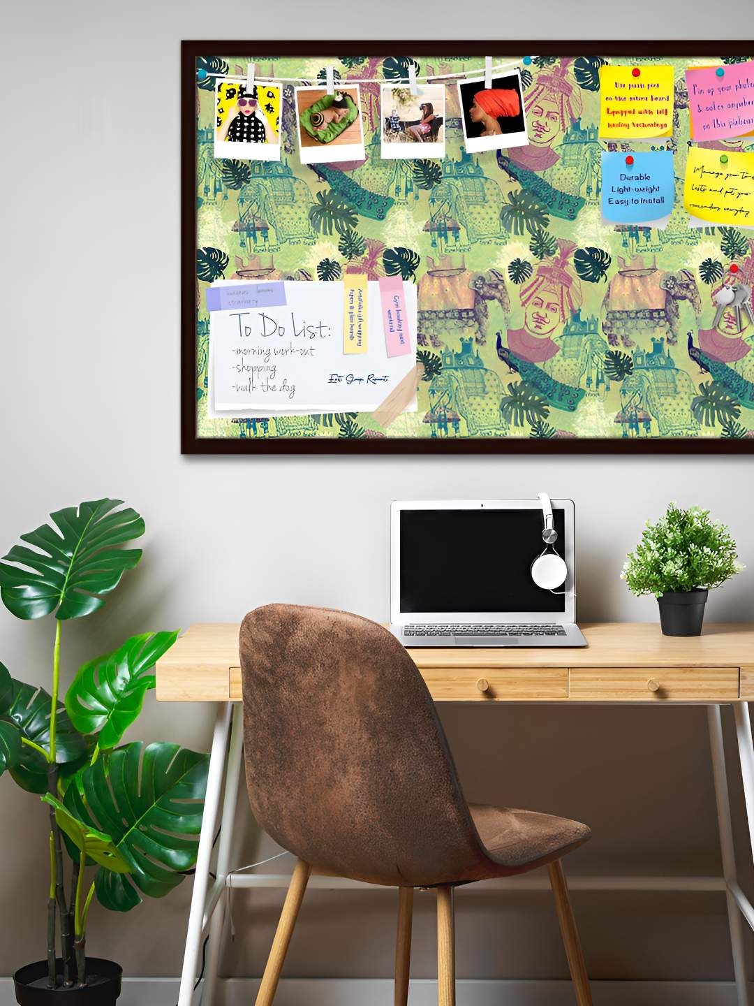 

ArtzFolio Wooden Notice Pin Board, Multi