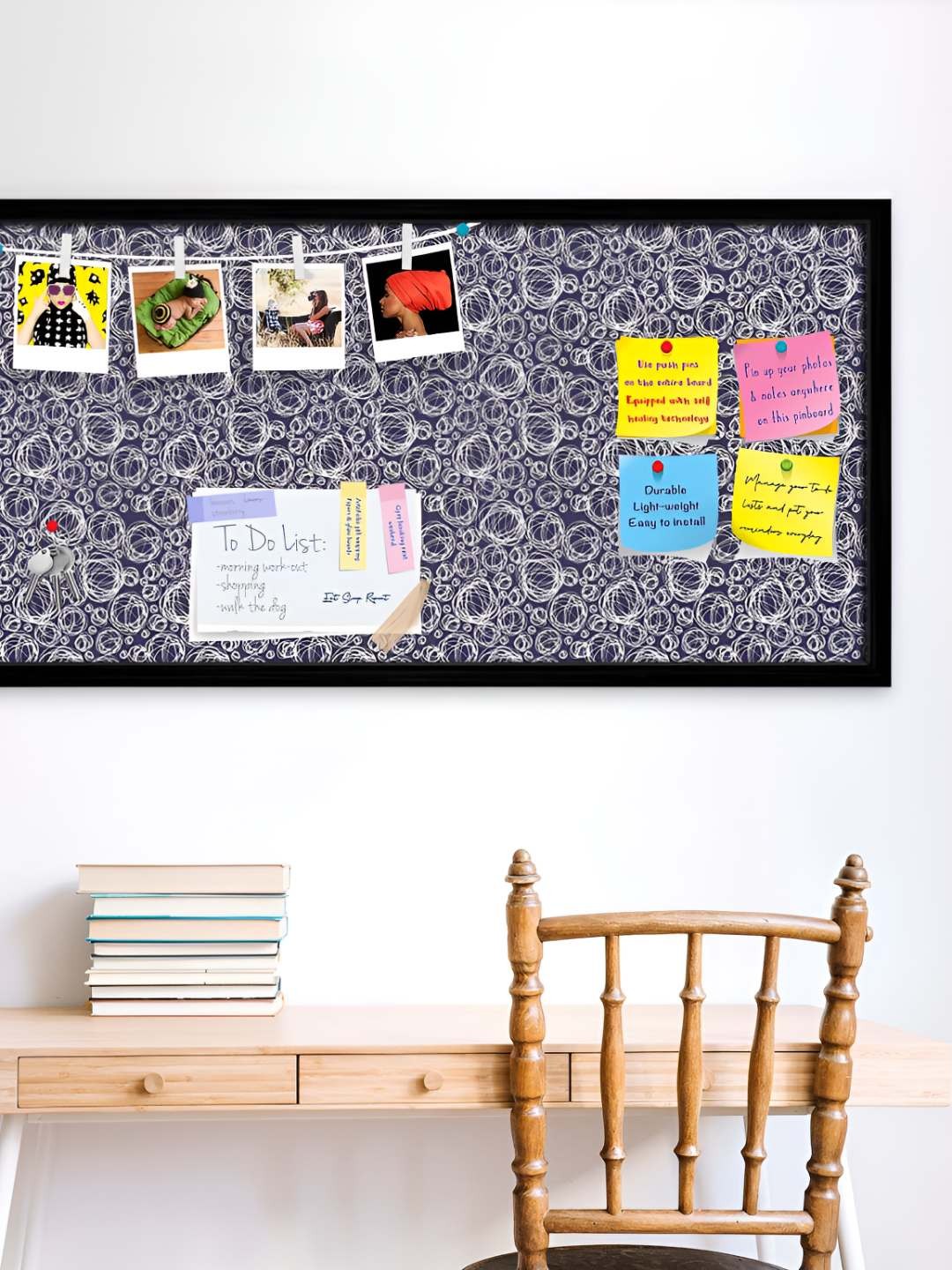 

ArtzFolio Wooden Notice Pin Board, Multi