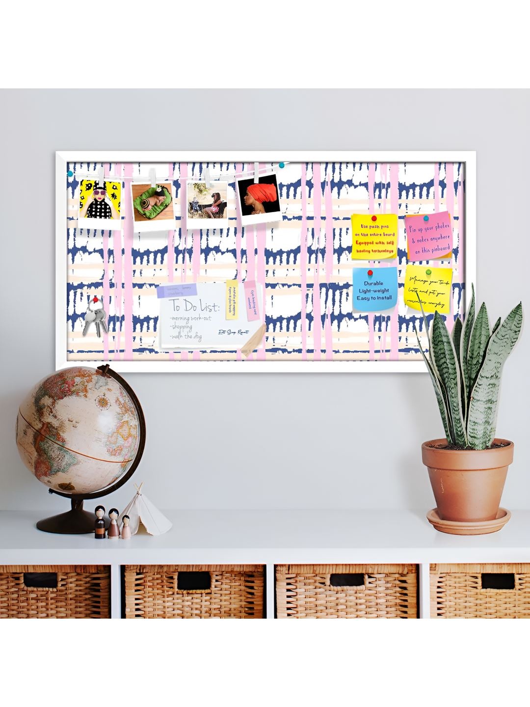 

ArtzFolio Wooden Notice Pin Board, Multi