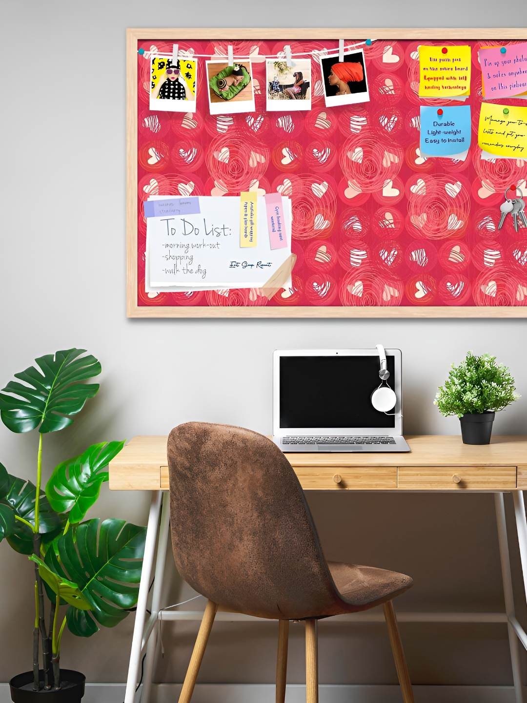 

ArtzFolio Wooden Notice Pin Board, Multi