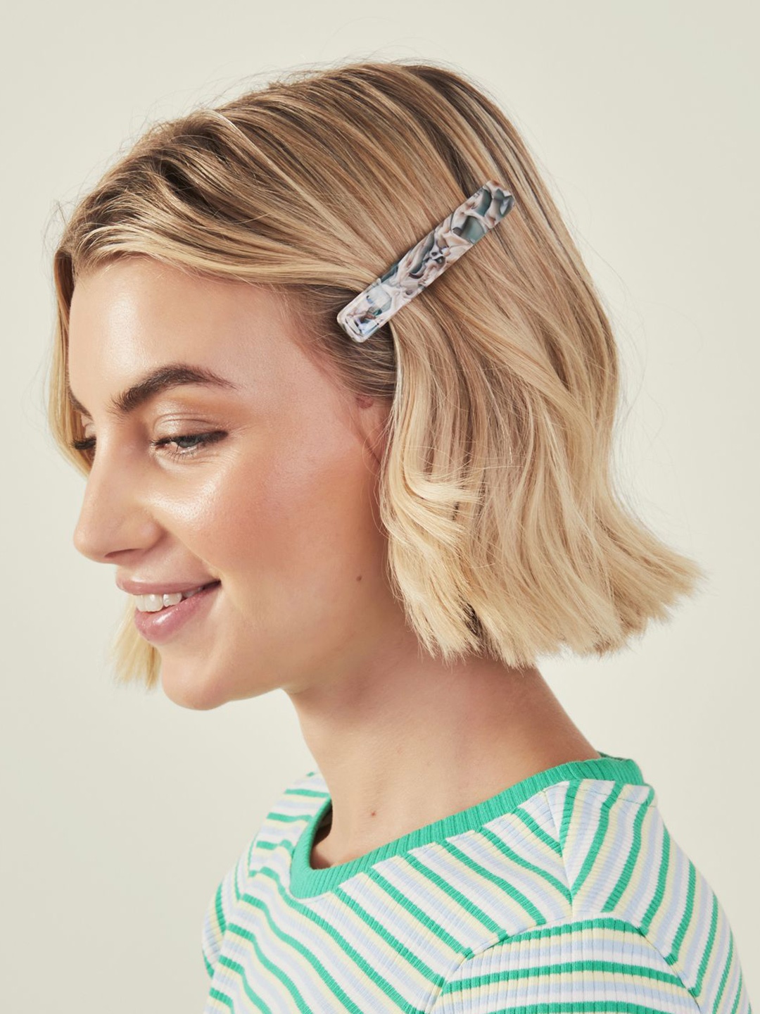 

Accessorize Women Tic Tac Hair Clip, Grey