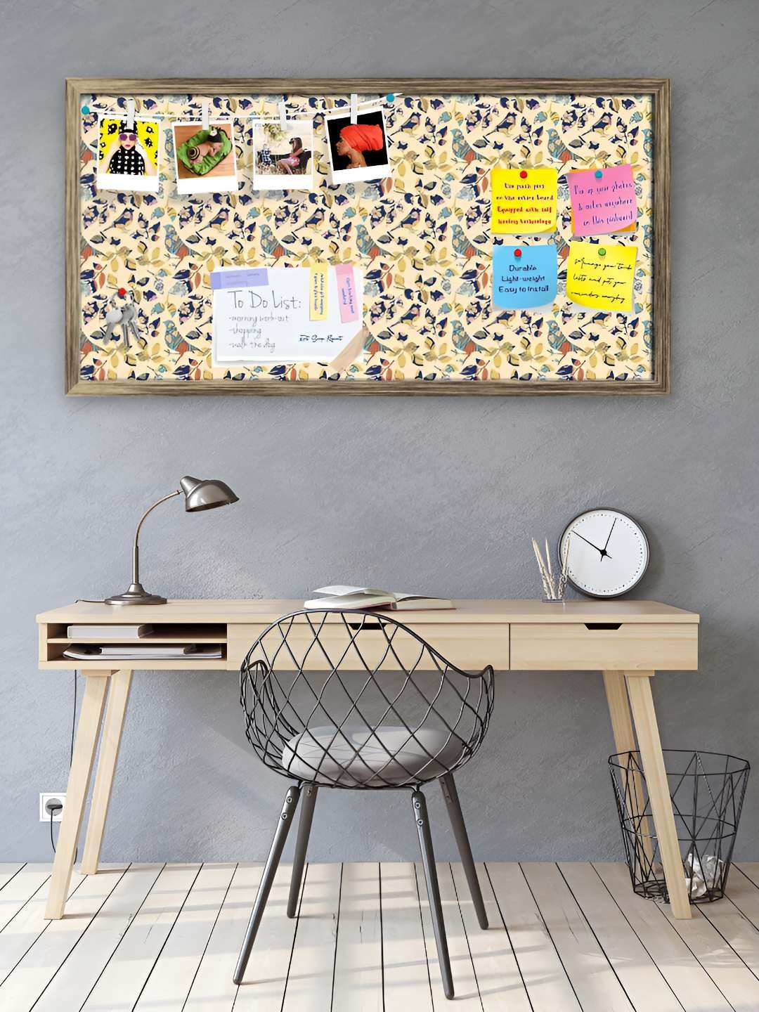 

ArtzFolio Wooden Notice Pin Board, Multi