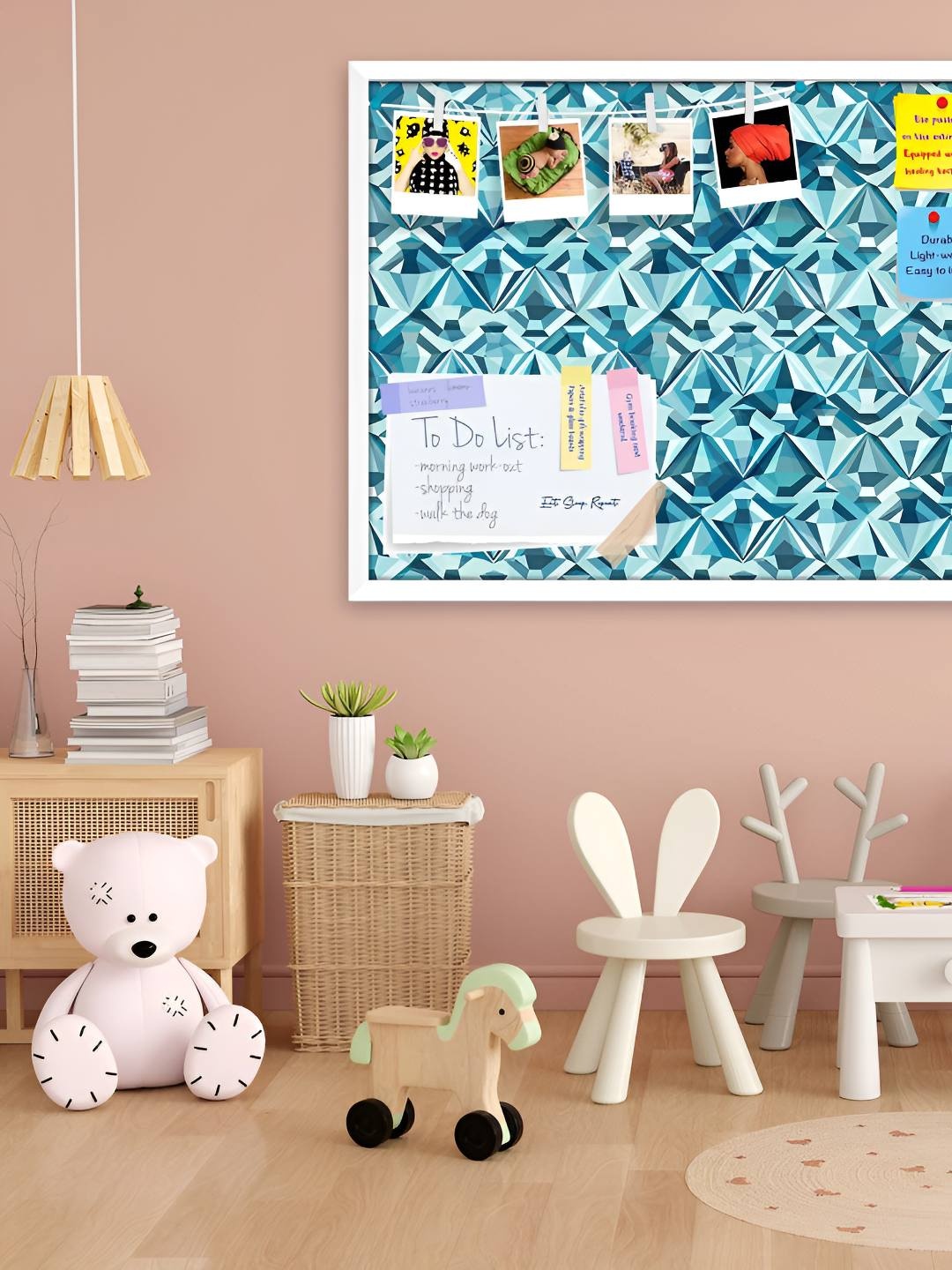 

ArtzFolio Wooden Notice Pin Board, Multi