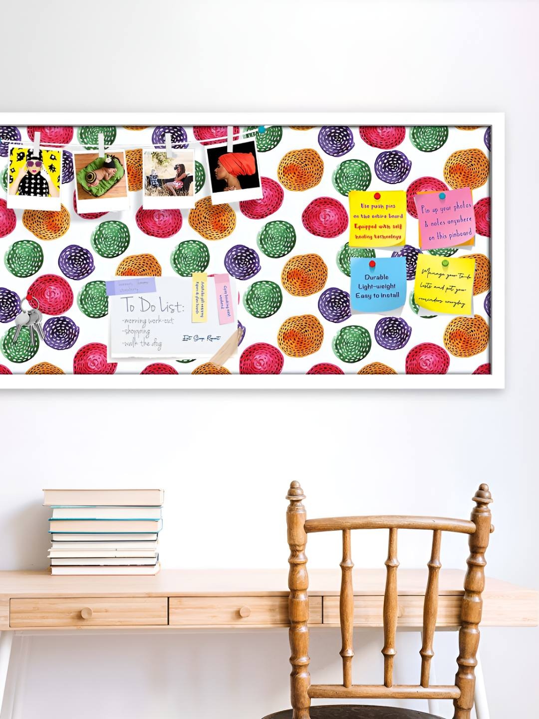 

ArtzFolio Wooden Notice Pin Board, Multi