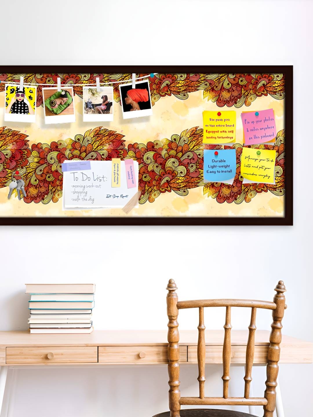 

ArtzFolio Wooden Notice Pin Board, Multi
