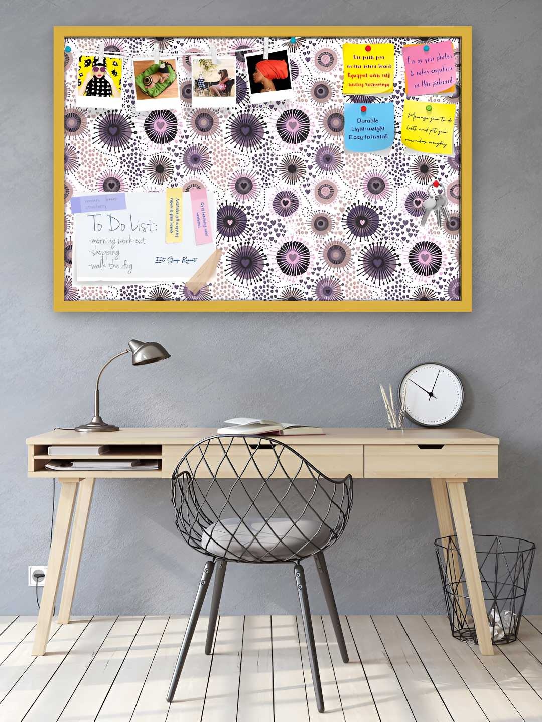 

ArtzFolio Wooden Notice Pin Board, Multi