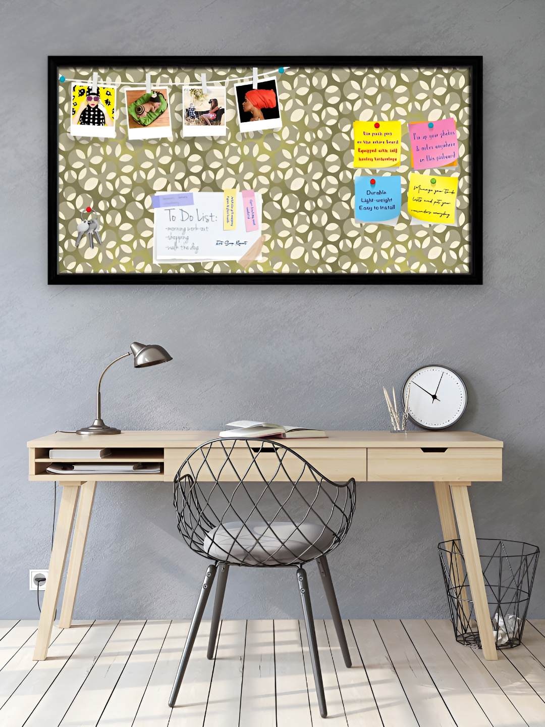 

ArtzFolio Wooden Notice Pin Board, Multi