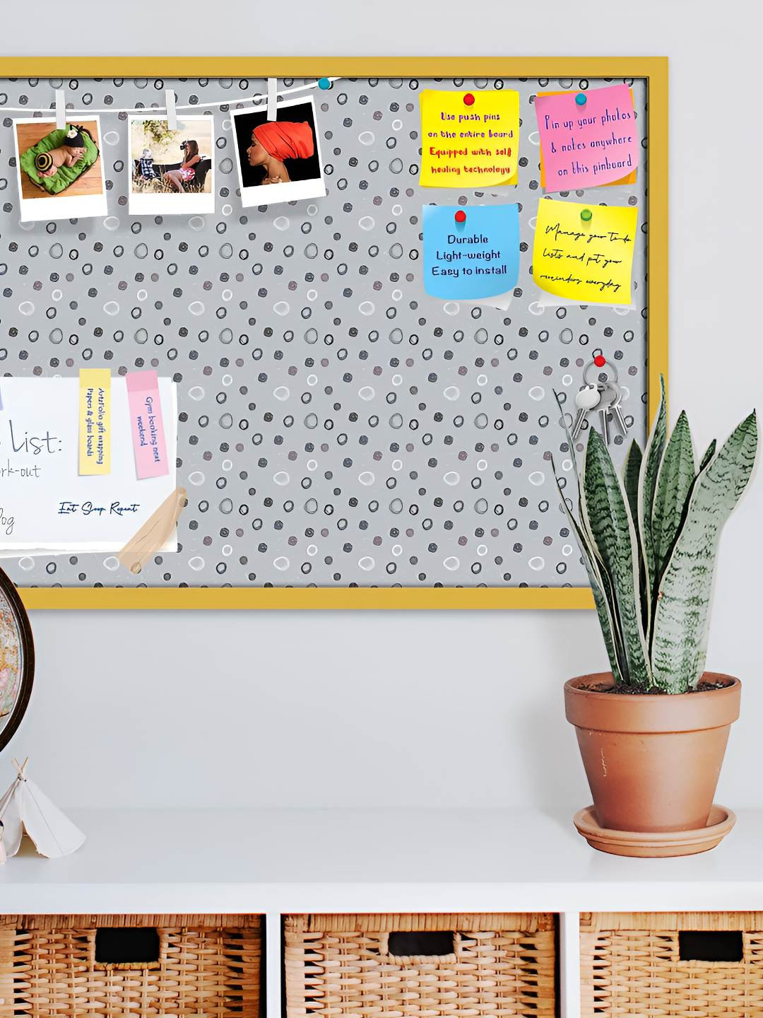 

ArtzFolio Wooden Notice Pin Board, Multi