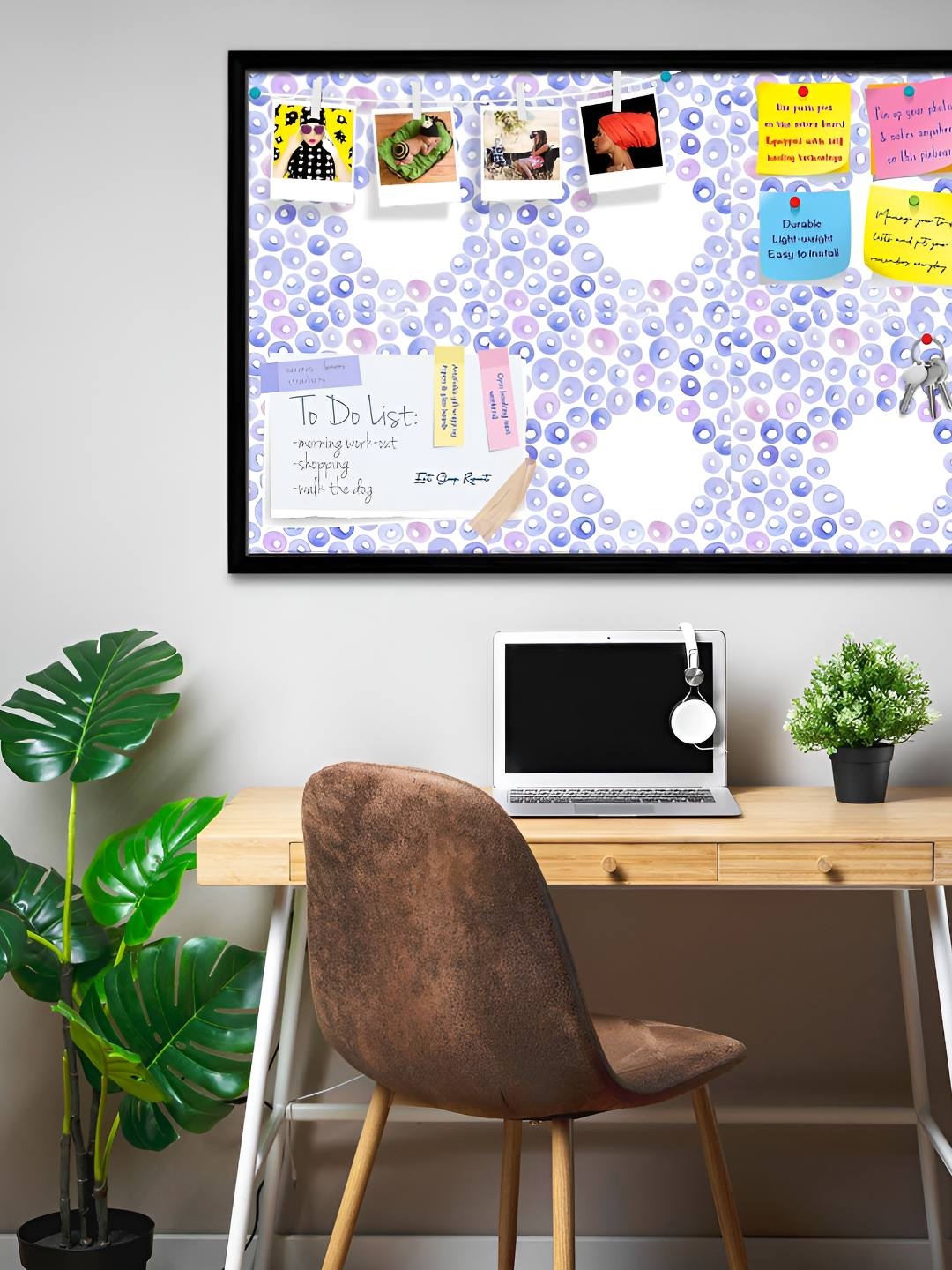 

ArtzFolio Wooden Notice Pin Board, Multi