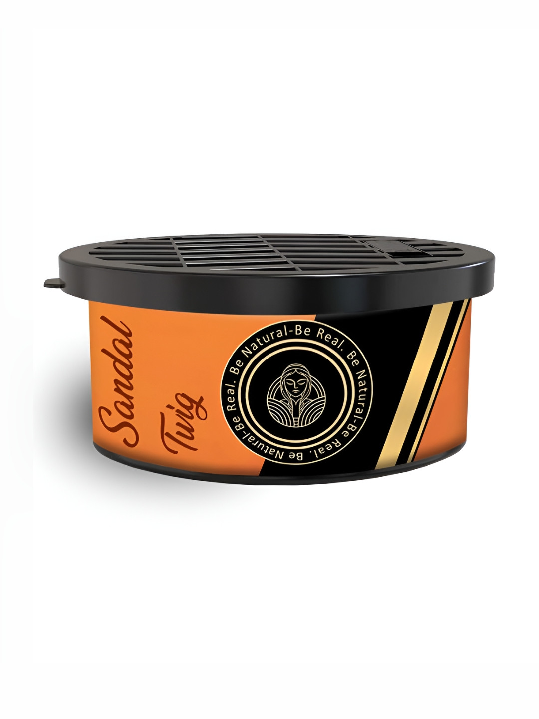 

The Old Natural Orange & Black Sandal Twig Car Dashboard Car Freshener - 50 g