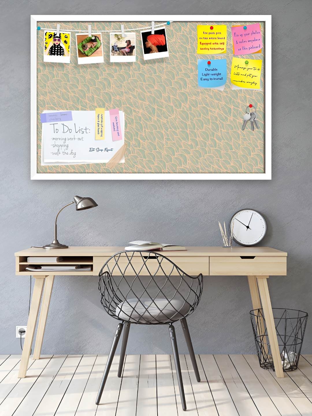

ArtzFolio Wooden Notice Pin Board, Multi