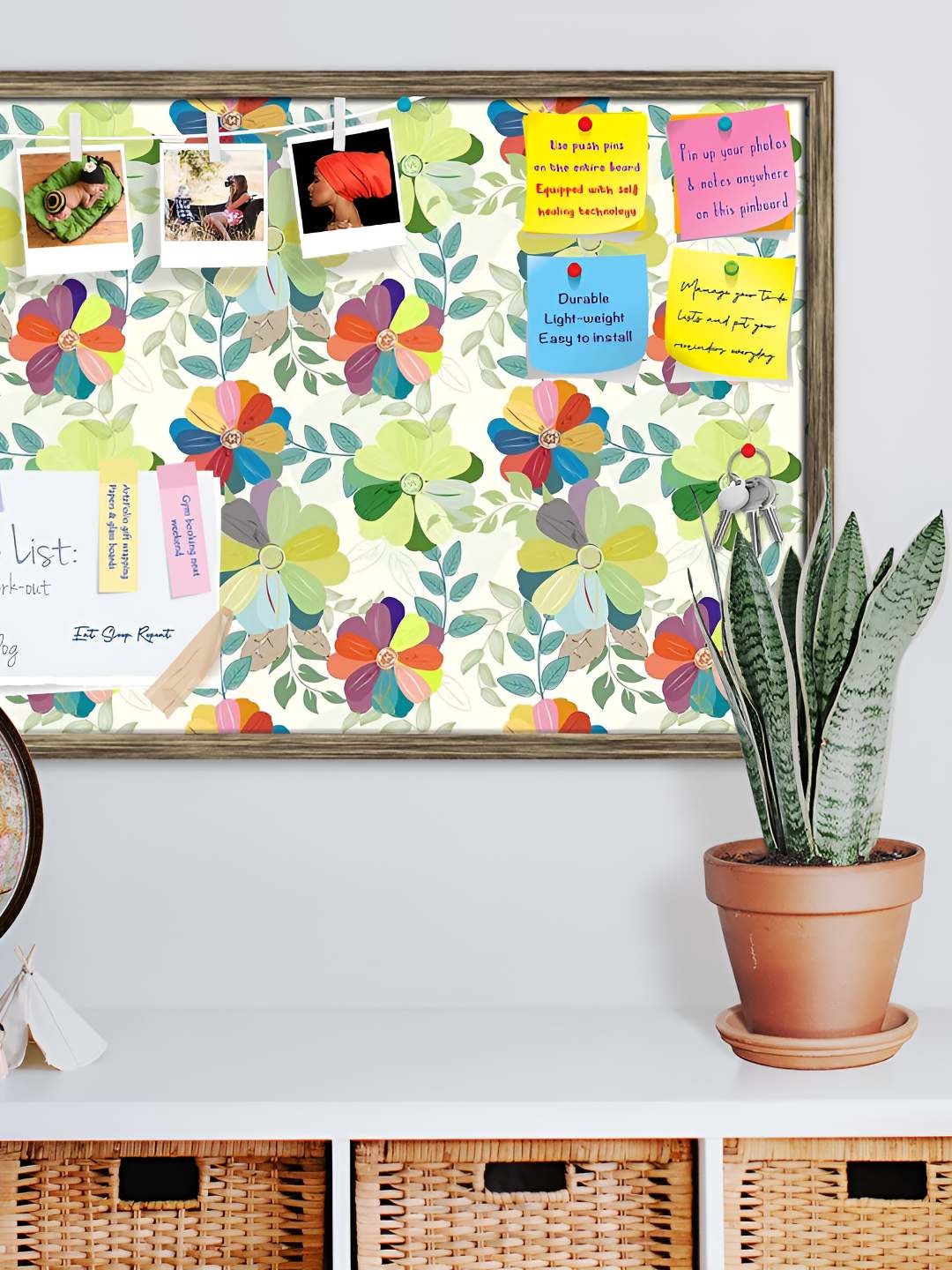 

ArtzFolio Wooden Notice Pin Board, Multi