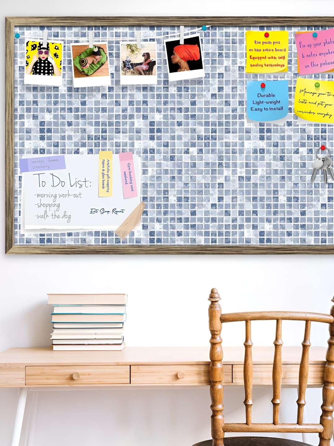 

ArtzFolio Wooden Notice Pin Board, Multi