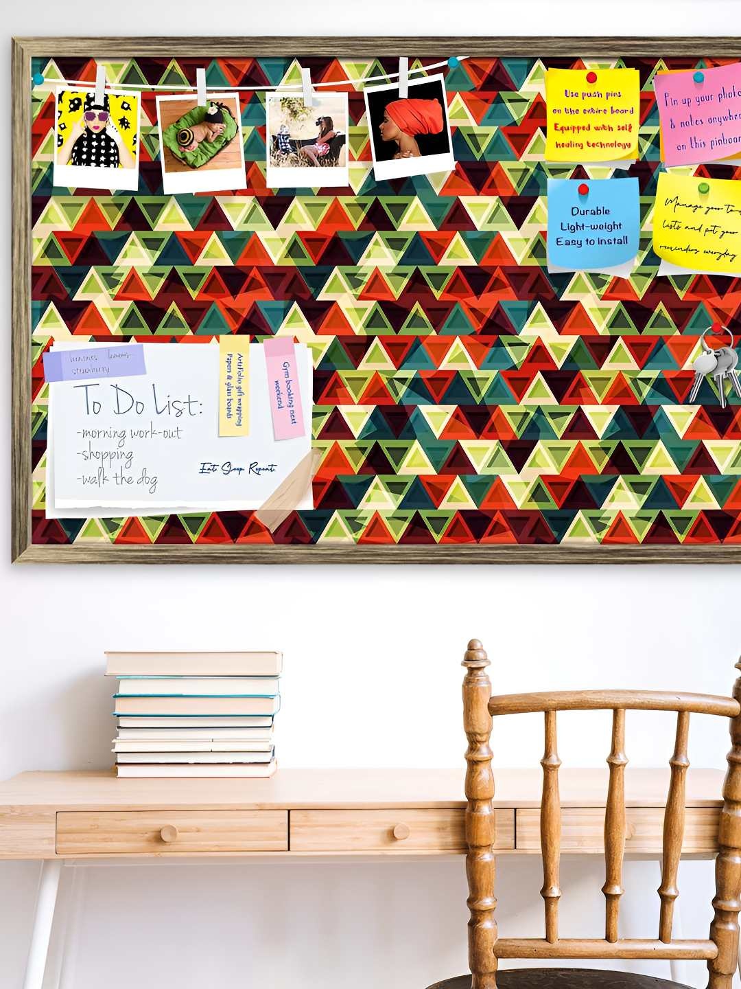 

ArtzFolio Wooden Notice Pin Board, Multi