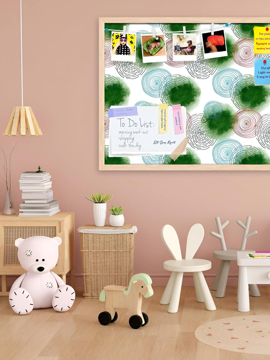 

ArtzFolio Wooden Notice Pin Board, Multi