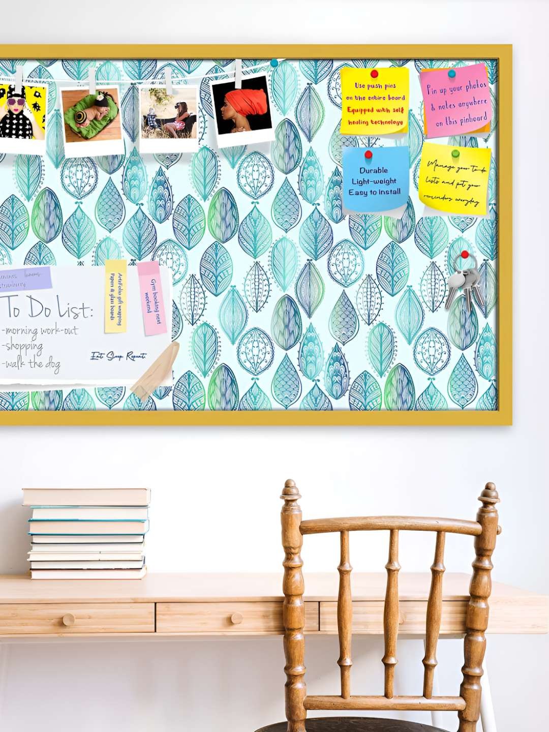 

ArtzFolio Wooden Notice Pin Board, Multi