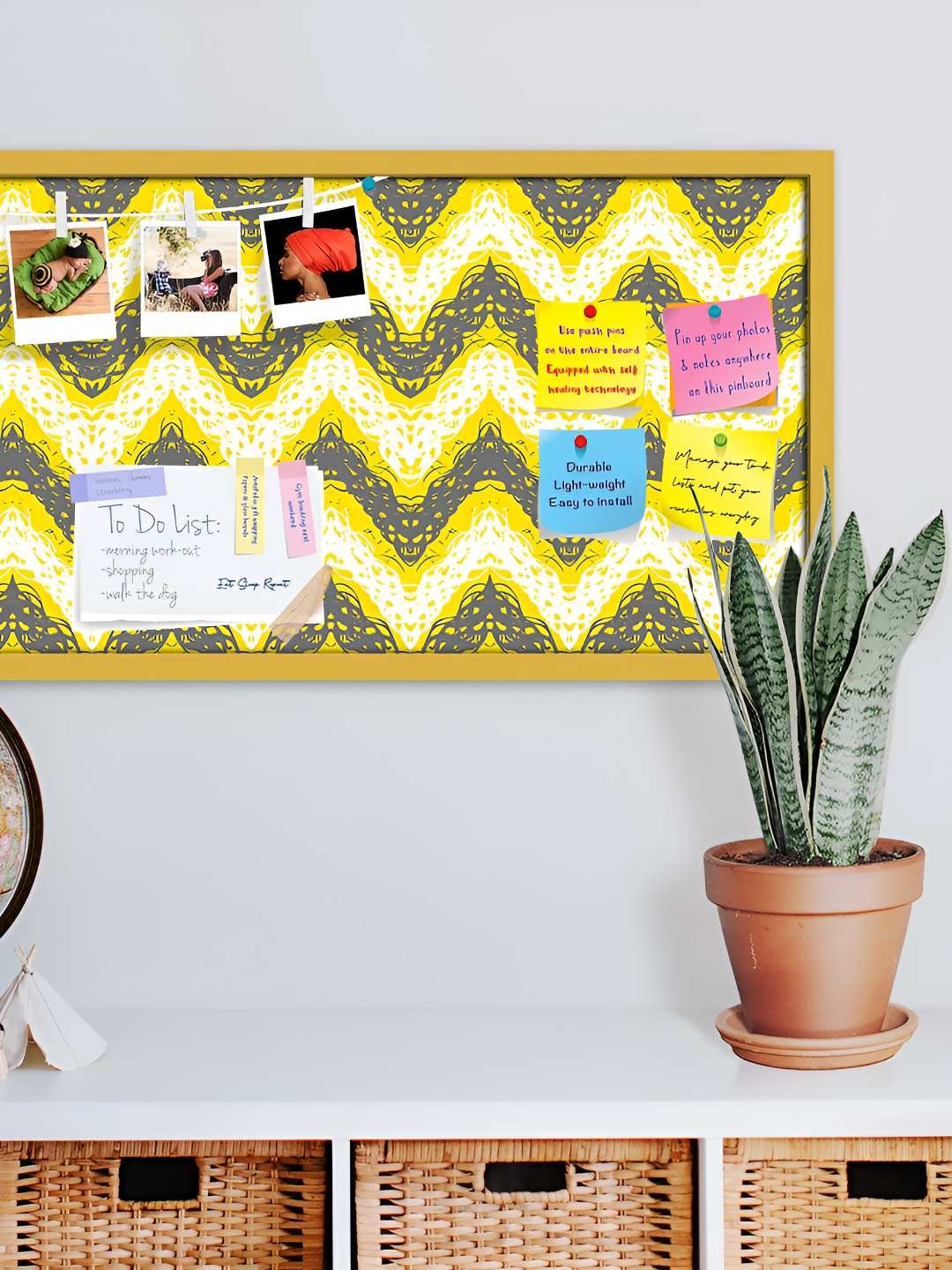 

ArtzFolio Wooden Notice Pin Board, Multi