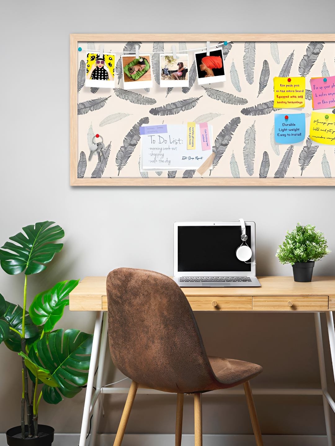 

ArtzFolio Wooden Notice Pin Board, Multi