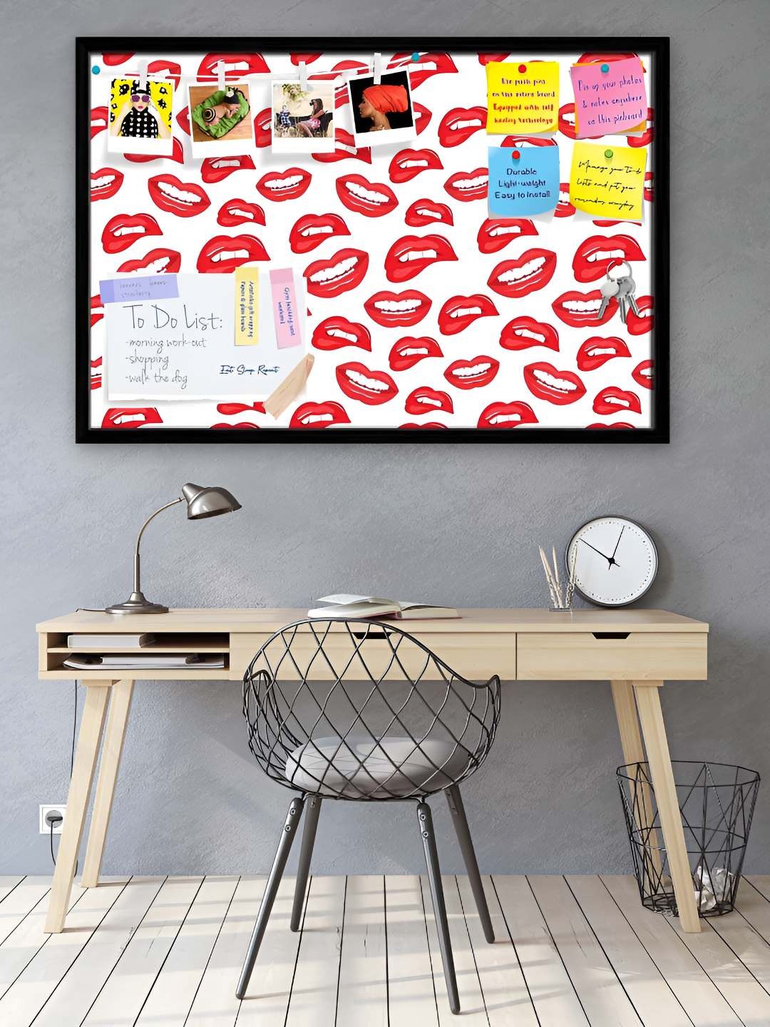 

ArtzFolio Wooden Notice Pin Board, Multi