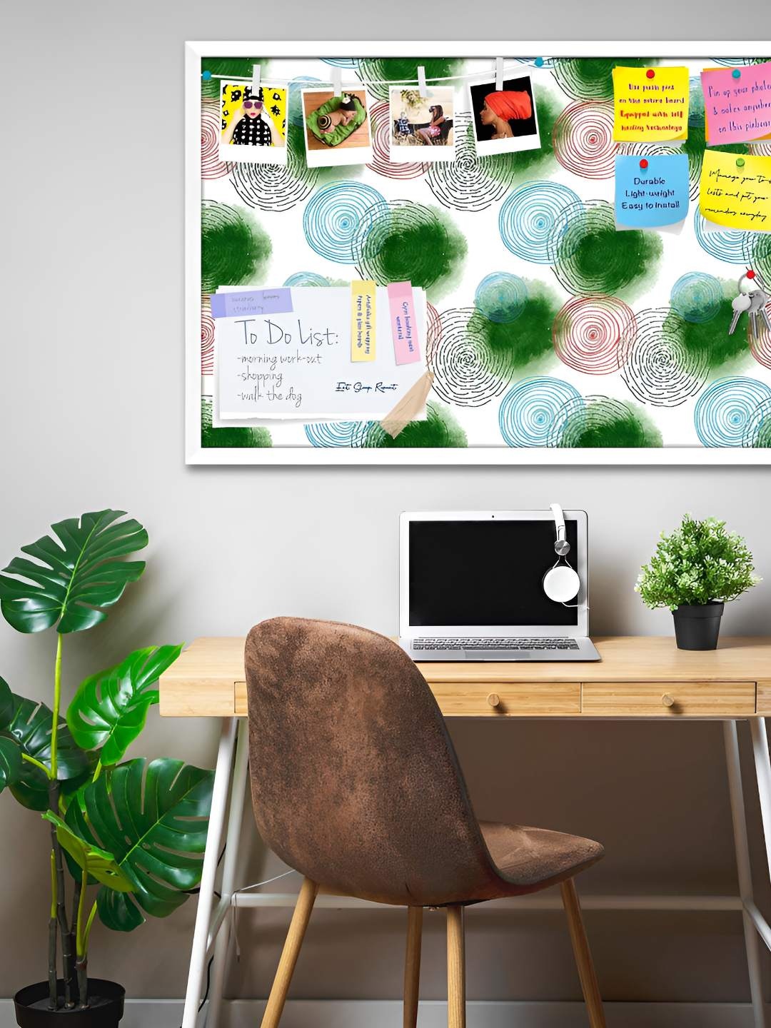 

ArtzFolio Wooden Notice Pin Board, Multi