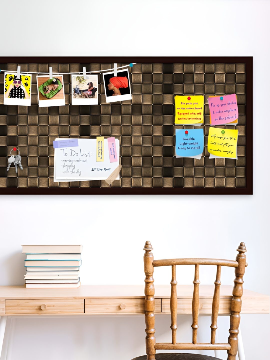 

ArtzFolio Wooden Notice Pin Board, Multi