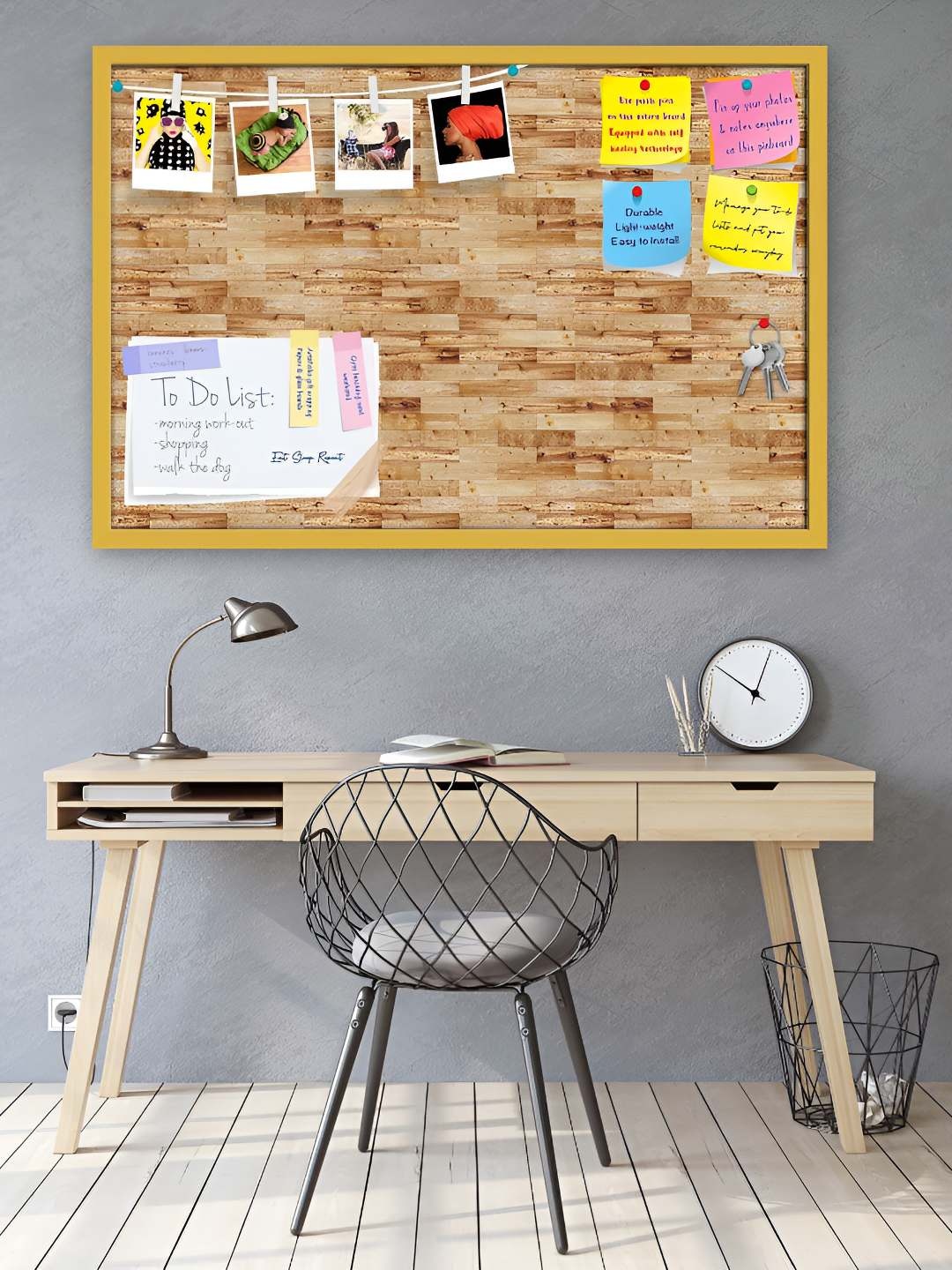 

ArtzFolio Wooden Notice Pin Board, Multi