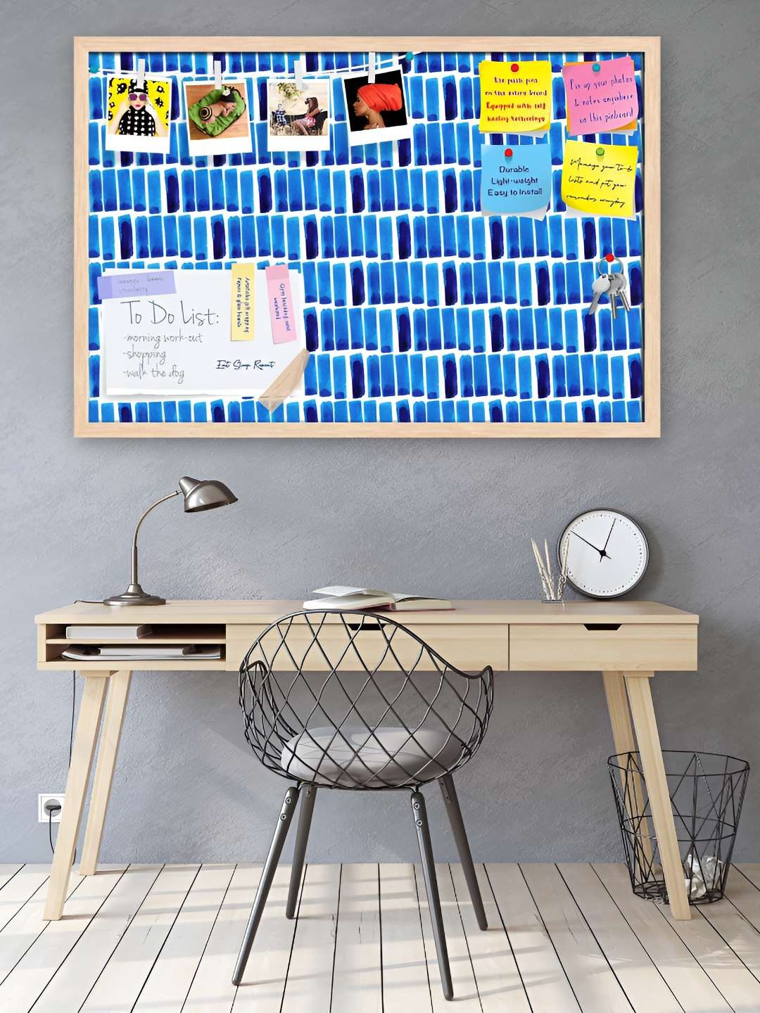 

ArtzFolio Wooden Notice Pin Board, Multi