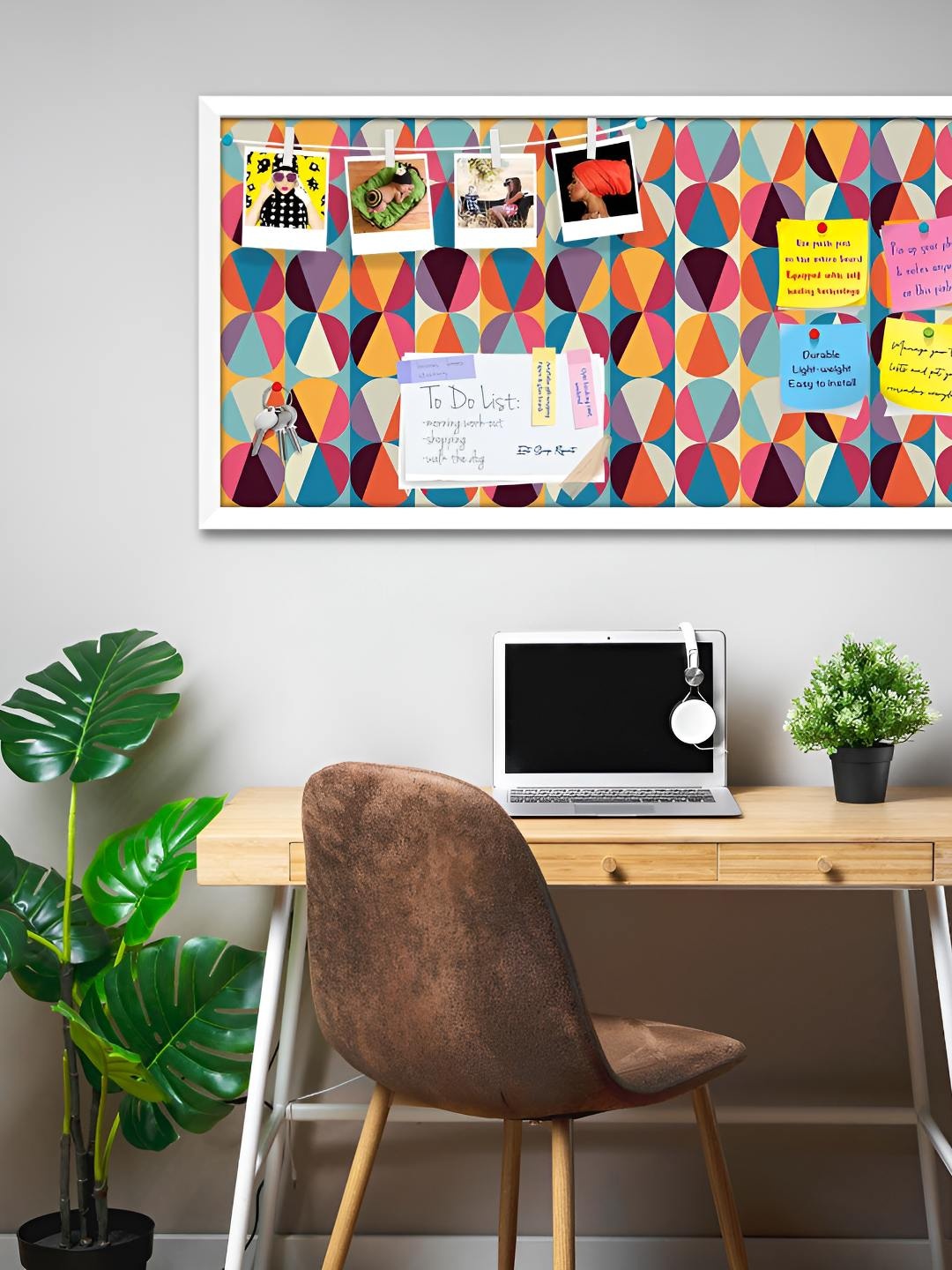 

ArtzFolio Wooden Notice Pin Board, Multi