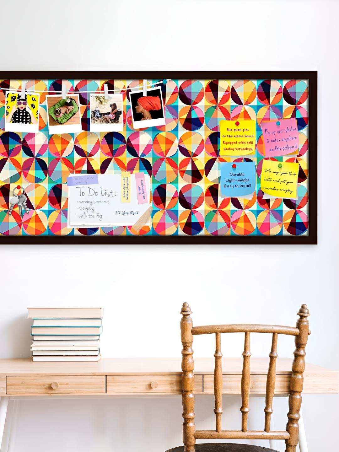 

ArtzFolio Wooden Notice Pin Board, Multi