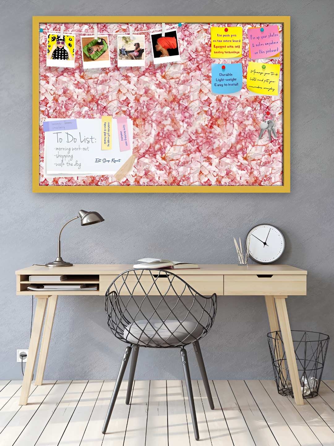 

ArtzFolio Wooden Notice Pin Board, Multi