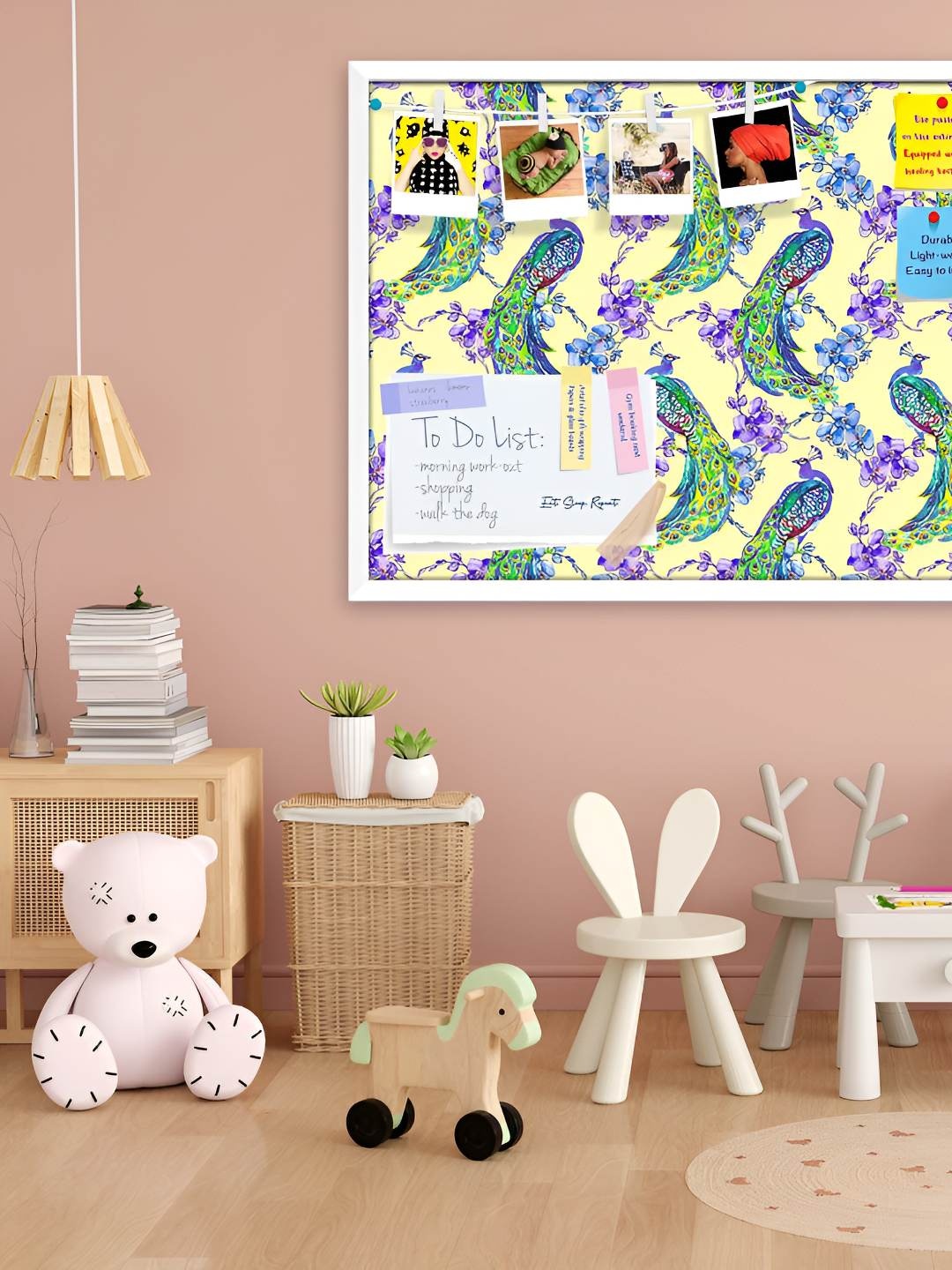 

ArtzFolio Wooden Notice Pin Board, Multi
