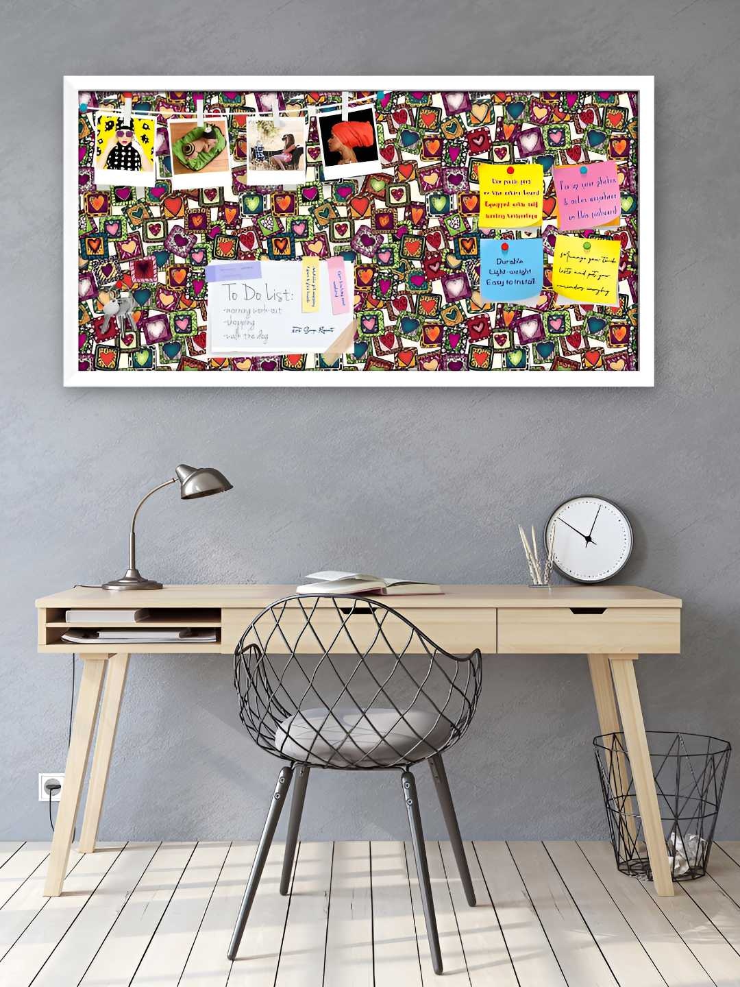 

ArtzFolio Wooden Notice Pin Board, Multi
