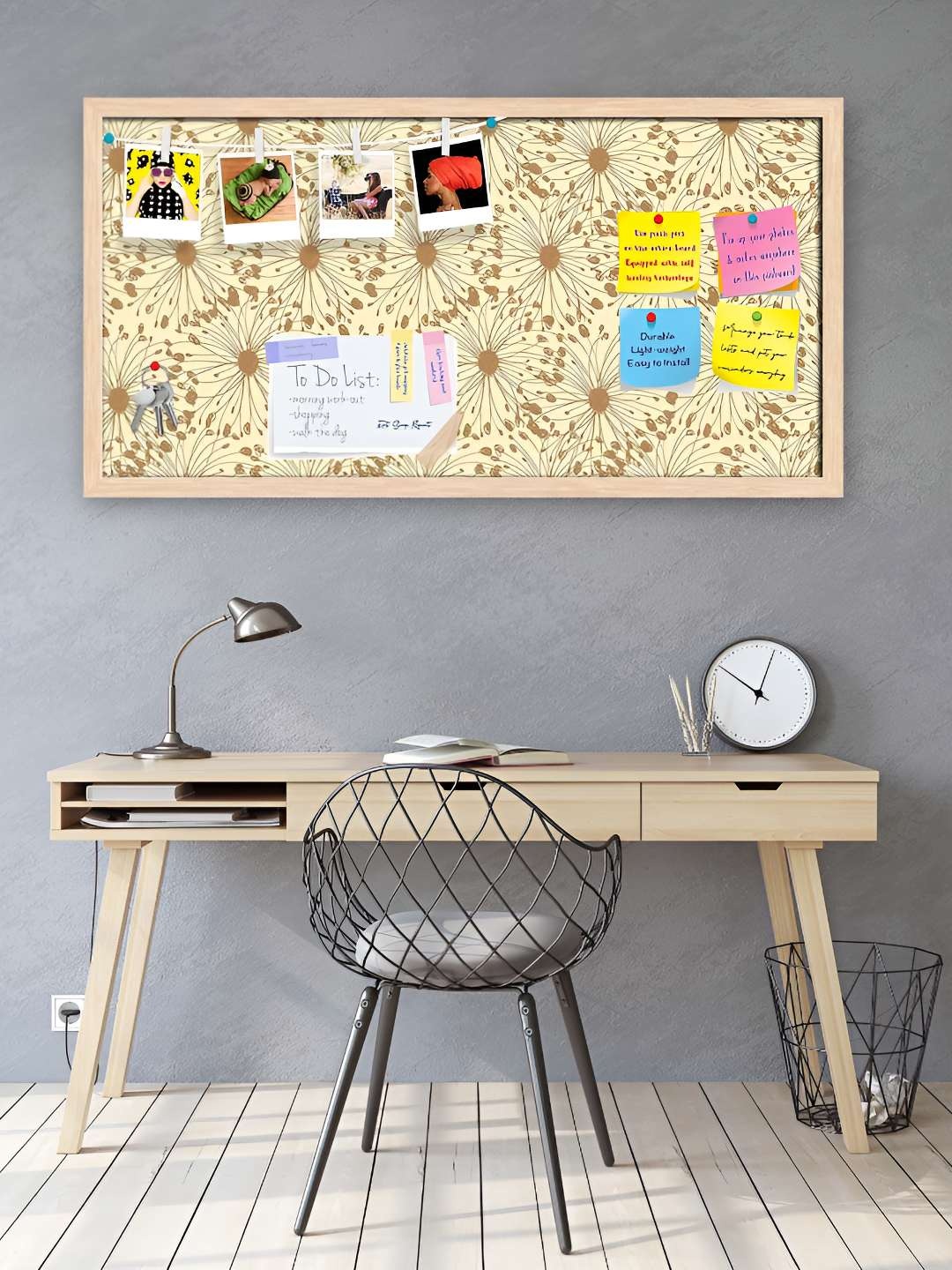 

ArtzFolio Wooden Notice Pin Board, Multi