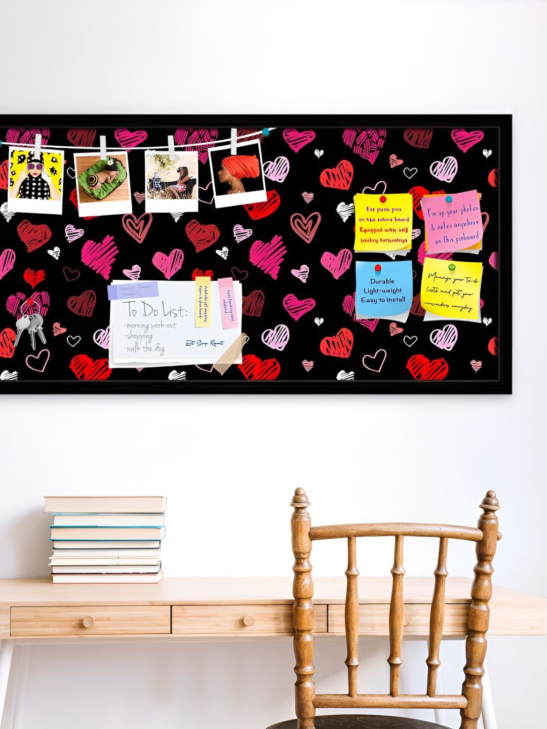 

ArtzFolio Wooden Notice Pin Board, Multi