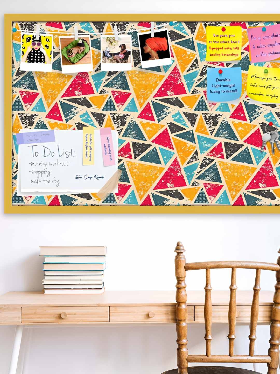 

ArtzFolio Wooden Notice Pin Board, Multi