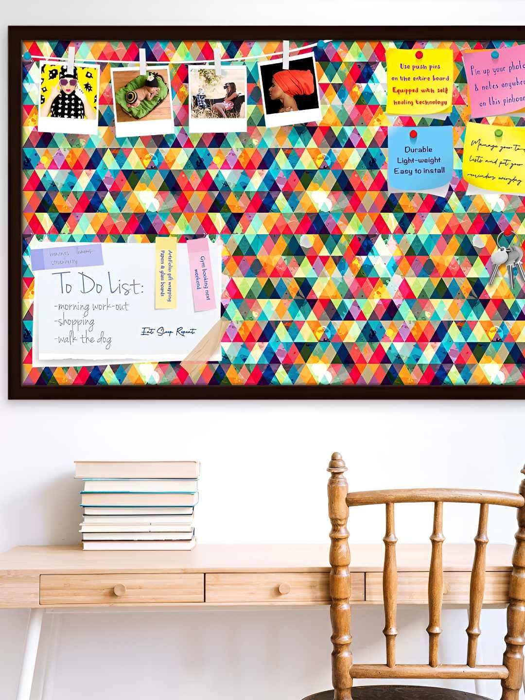 

ArtzFolio Wooden Notice Pin Board, Multi