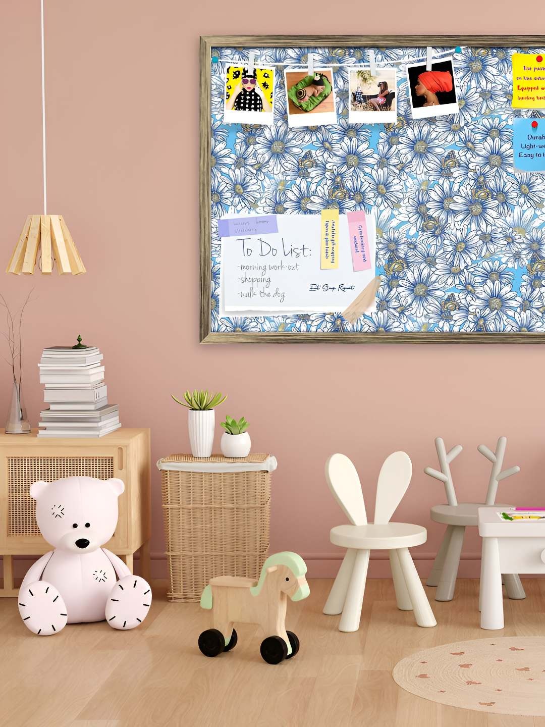 

ArtzFolio Wooden Notice Pin Board, Multi