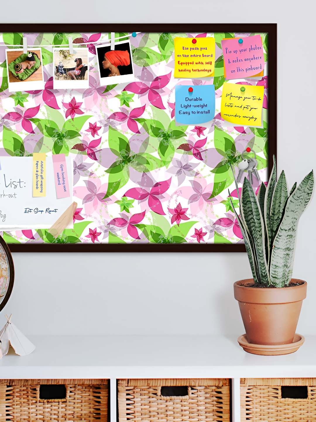 

ArtzFolio Wooden Notice Pin Board, Multi