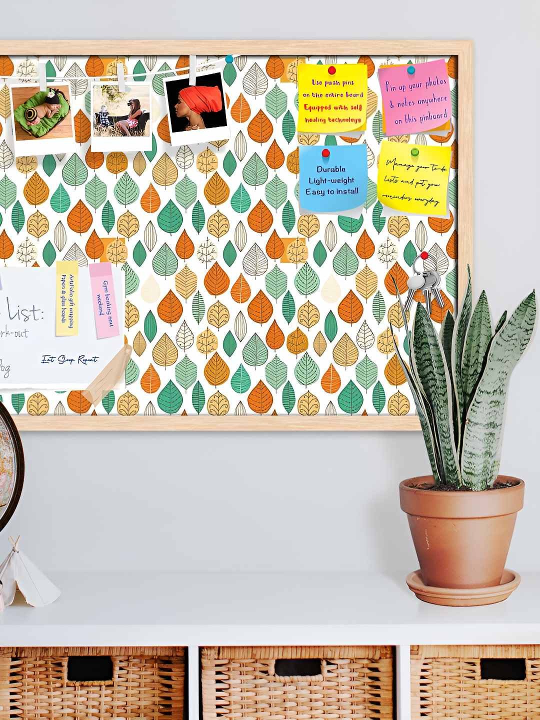 

ArtzFolio Wooden Notice Pin Board, Multi