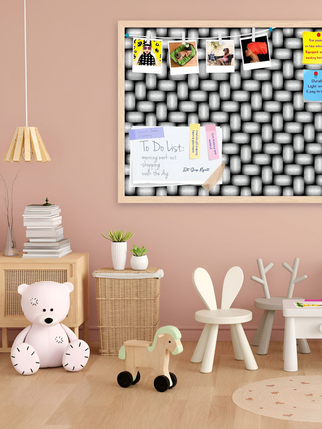 

ArtzFolio Wooden Notice Pin Board, Multi