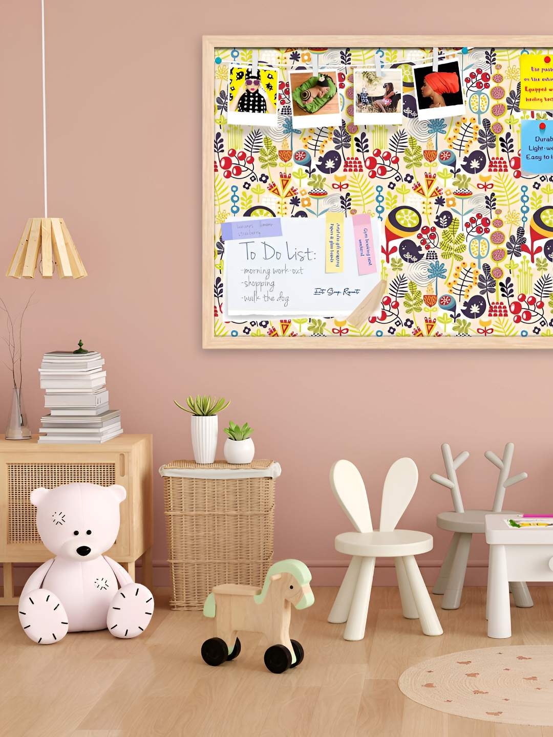 

ArtzFolio Wooden Notice Pin Board, Multi
