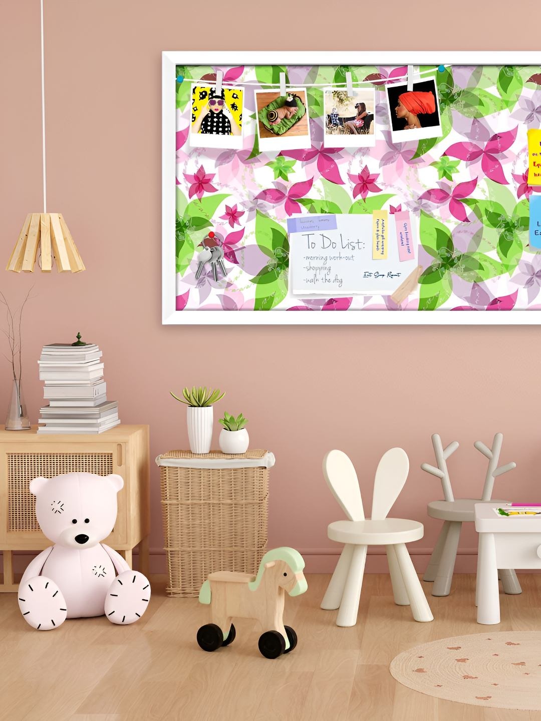 

ArtzFolio Wooden Notice Pin Board, Multi