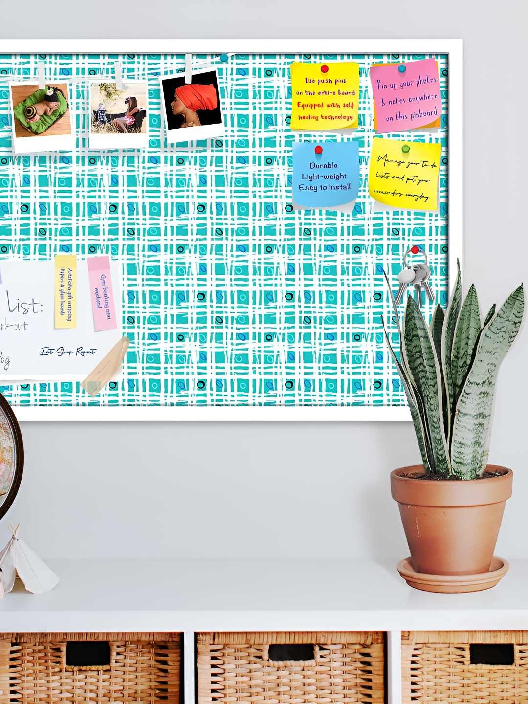 

ArtzFolio Wooden Notice Pin Board, Multi