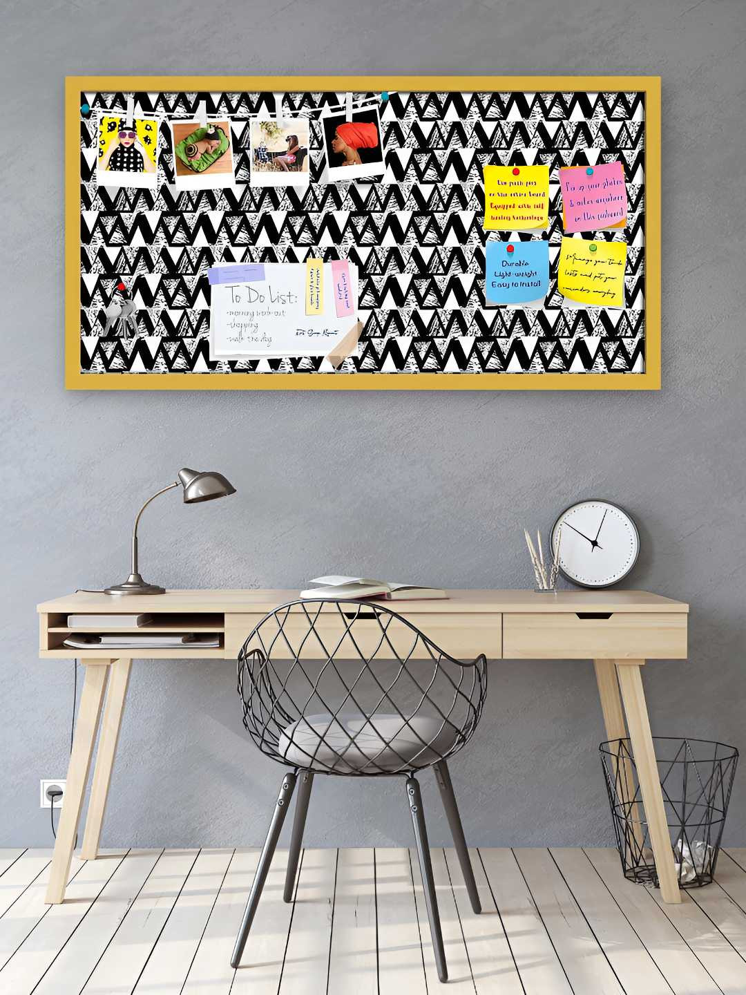 

ArtzFolio Wooden Notice Pin Board, Multi