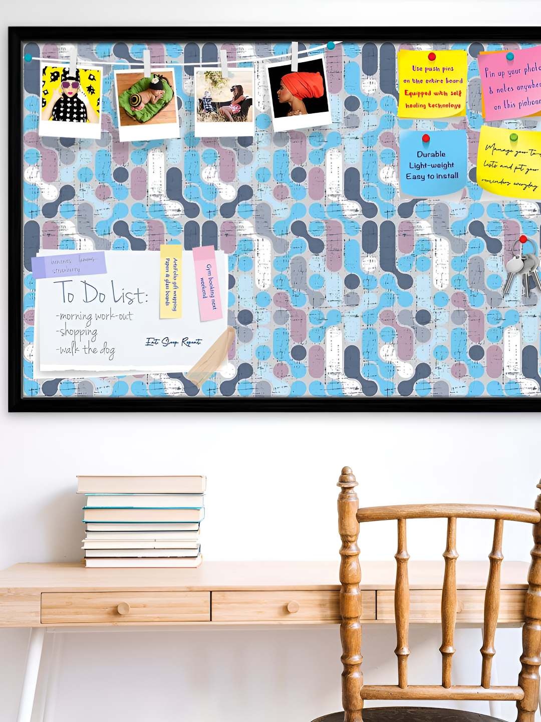 

ArtzFolio Wooden Notice Pin Board, Multi