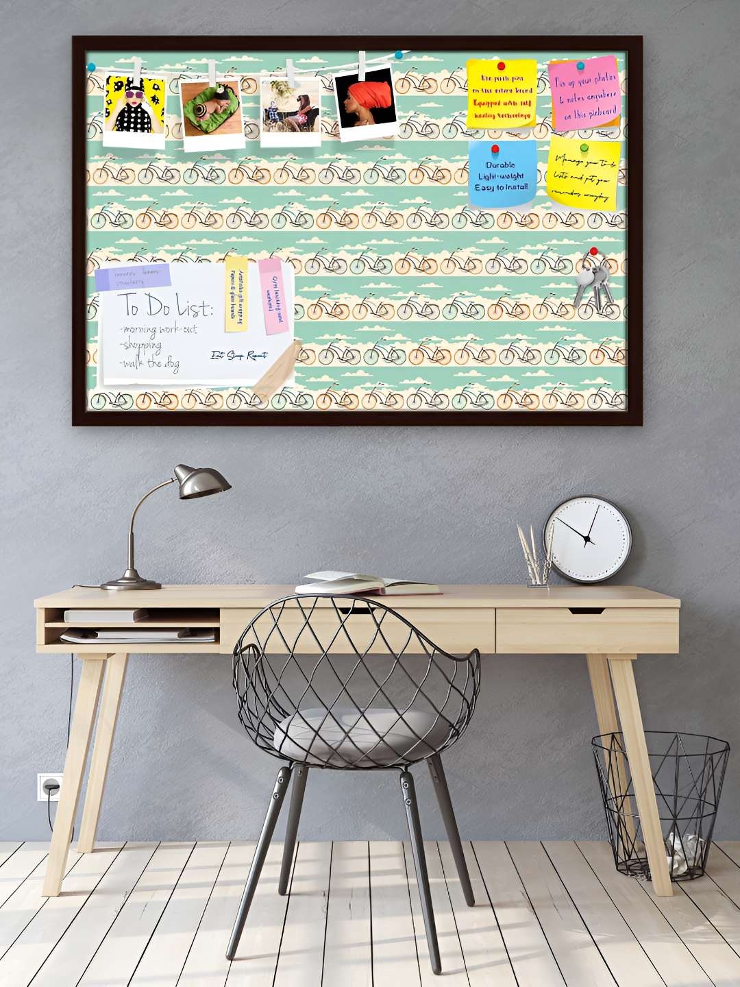 

ArtzFolio Wooden Notice Pin Board, Multi