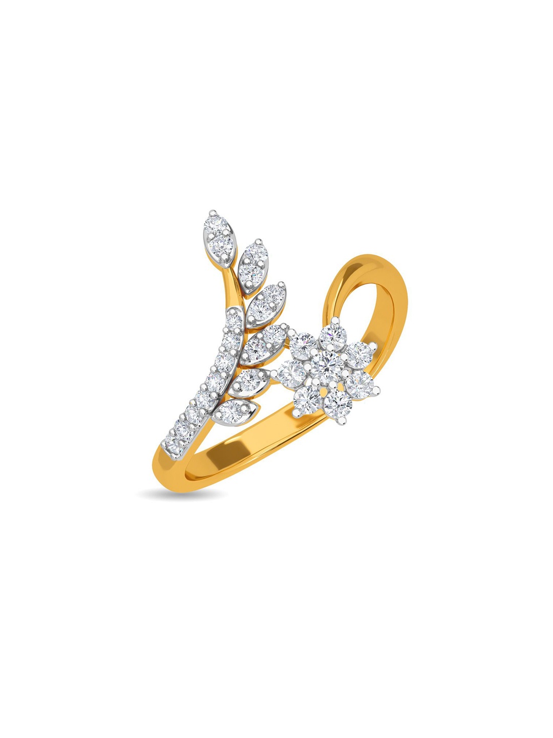 

KISNA DIAMOND AND GOLD JEWELLERY 18KT Finger Ring Diamond, Yellow
