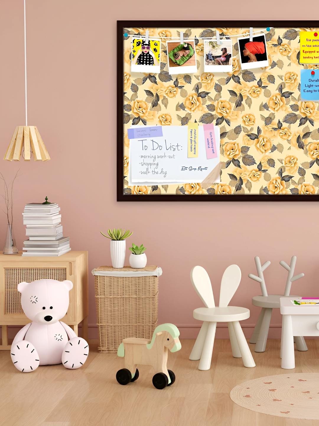 

ArtzFolio Wooden Notice Pin Board, Multi